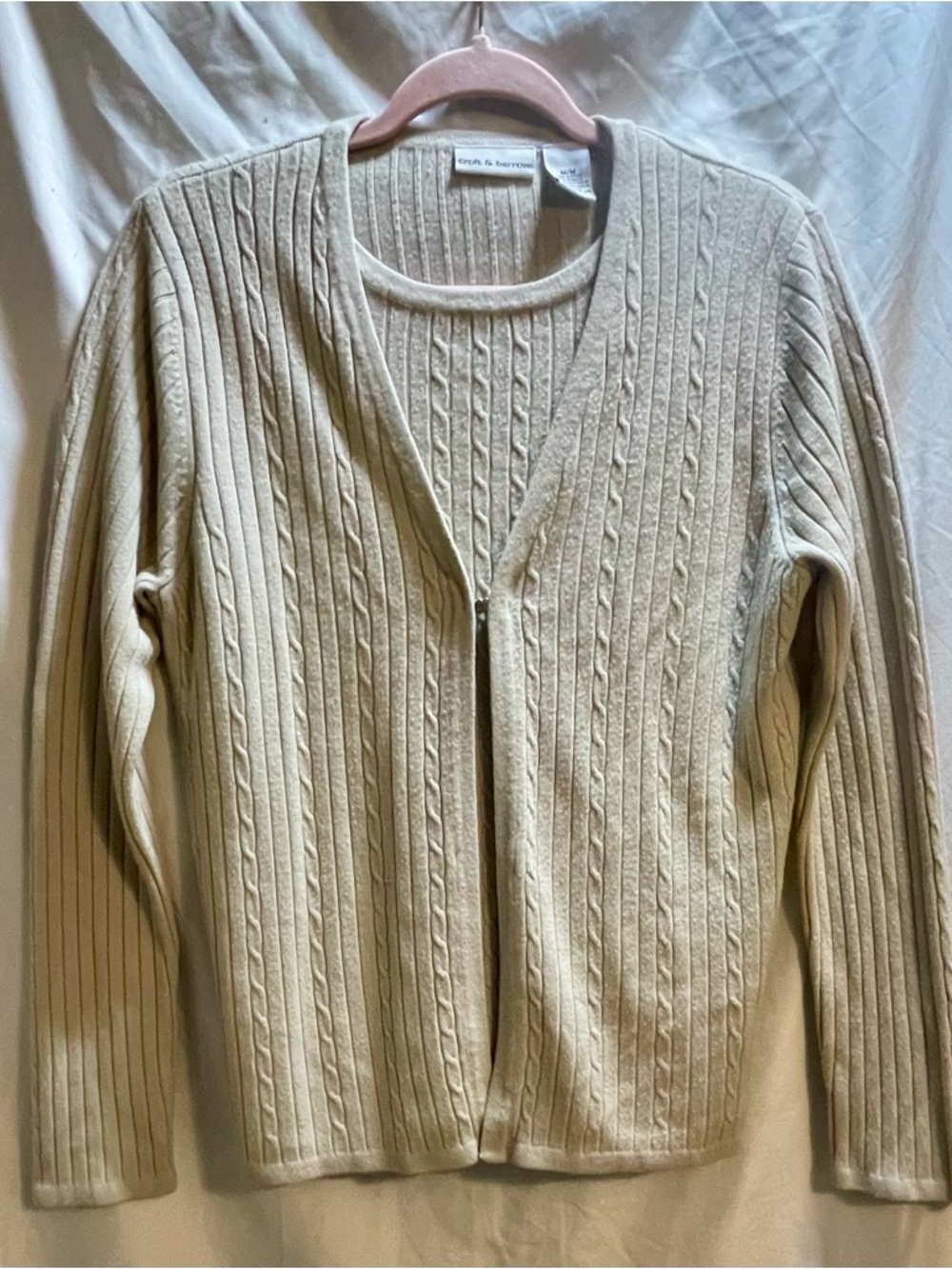 Croft & Barrow cardigan shell top size medium